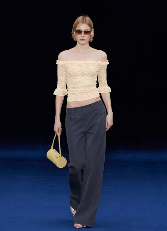 Château Lace Off-Shoulder Blouse